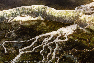 Travertine Delta, Yellowstone National Park, Wyoming