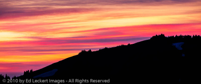Hurricane Hill at Dusk, Olympic National Park, Washington
