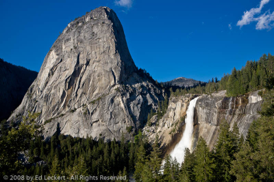 LIberty Cap and Nevada Fall, Yosemite National Park, California