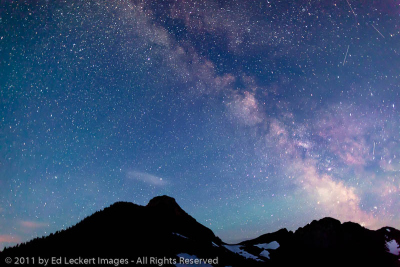 Milky Way From Hidden Lake Overlook, Glacier National Park, Montana