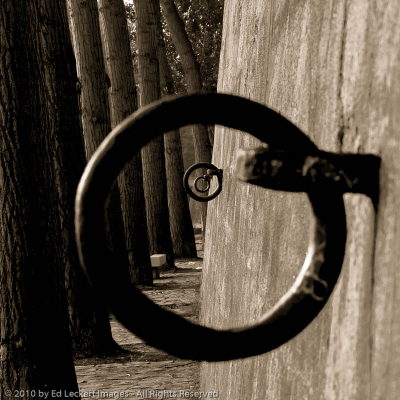 Mooring Rings Along the Quai d'Anjou, Paris, France