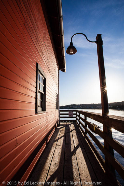 Morning at the Pier, Coupeville, Washington