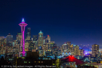 Seattle at Night, Seattle, Washington
