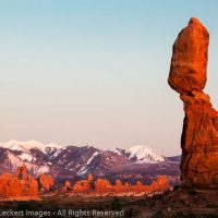 Balanced Rock and Turret Arch, Arches National Park, Utah