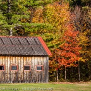 Multi-Colored Roof, Stark, New Hampshire
