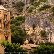 Notre-Dame Church and Bell Tower, Moustiers-Sainte-Marie, France