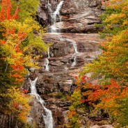 Silver Cascade in Autumn, Crawford Notch, New Hampshire