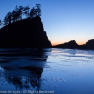 Crying Lady Rock and Natural Arch, Second Beach, Olympic National Park, Washington